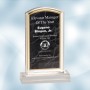 Black Marbleized Acrylic Award