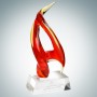 Art Glass Inferno Award with Cle