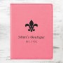 Pink Leatherette Passport Holder