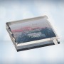 Color Photo Imprinted Acrylic Square Paperweight
