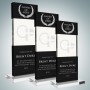 Black Tiered Post Award