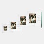 Jade Curved Vertical Silver Photo Frame
