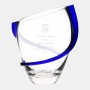 Cobalt Blue Swirl Vase