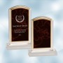 Red Marbleized Acrylic Award