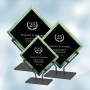 Green Galaxy Acrylic Plaque Awar