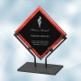 Red Galaxy Acrylic Plaque Award