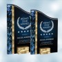 SunRay Gold / Blue Acrylic Award