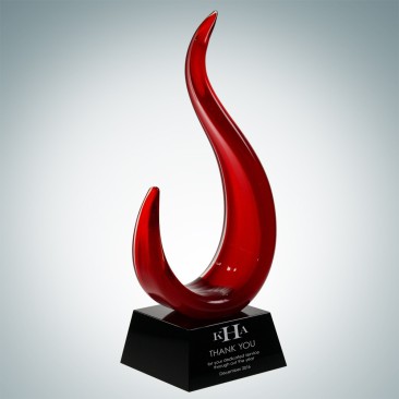 Art Glass The Red Jay Award