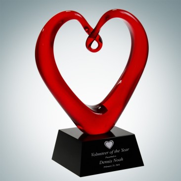 Art Glass The Whole Heart Award