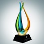 Art Glass The Tripod Award with