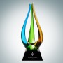 Art Glass The Tripod Award with