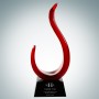 Art Glass The Red Jay Award