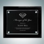 Black Wood Plaque -Acrylic Plate