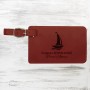 Rose Leatherette Luggage Tag