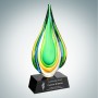 Art Glass Rainforest Award with
