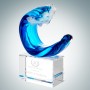 Art Glass Tidal Wave Award