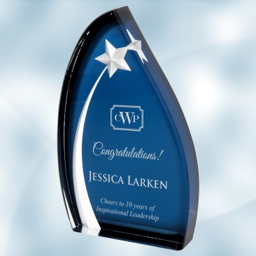 Acrylic Oval Star Award