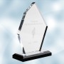 Acrylic Boulder Award with Black