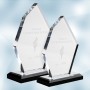 Acrylic Boulder Award with Black