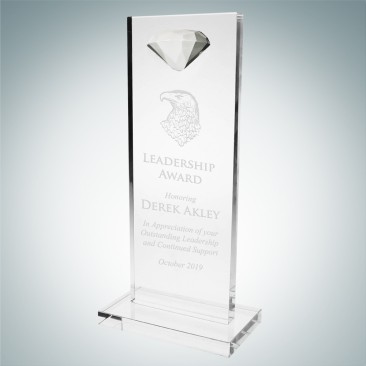 Tower Award with Diamond Accent