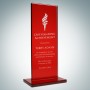 Red Glass Honorary Rectangular A