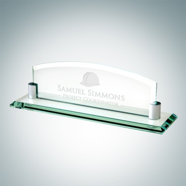 Nameplate with Aluminum Holder