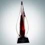 Art Glass Black Contemporary Awa