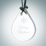 Beveled Teardrop Ornament