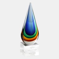 Blue/Amber Teardrop Award