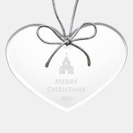 Acrylic Heart Ornament