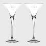 Barski Martini Glass Pair, 9oz