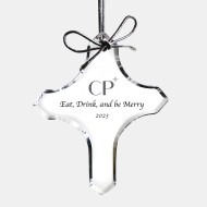 Color Imprinted Acrylic Cross Ornament