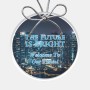 Color Photo Imprinted Acrylic Circle Ornament