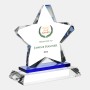 Color Imprinted Blue Twinkle Star Award