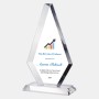 Color Imprinted Classic Royal Diamond Award (Crystal Base)