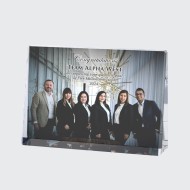 Color Photo Imprinted Horizontal Rectangle Plaque