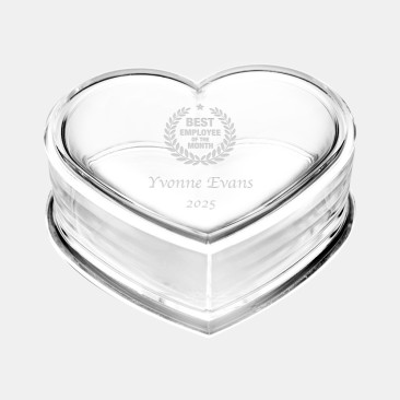 Acrylic Heart Box