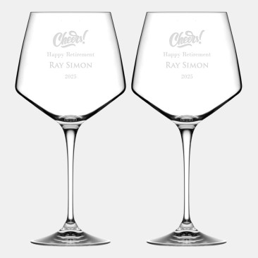 RCR Aria Gin Wine Glass Pair, 24oz
