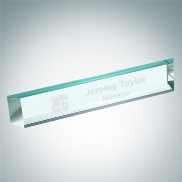 Slant Beveled Nameplate