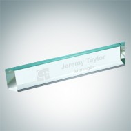 Jade Slant Beveled Nameplate