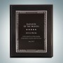 High Gloss Black Plaque - Silver