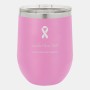 Polar Camel Vacuum Light Purple Insulated Stemless Wine Tumbler with Lid, 12oz